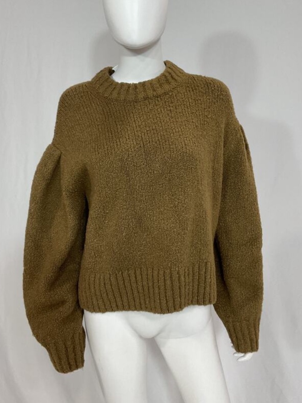 & Other Stories Puff-Sleeve Crewneck Sweater - Picture 2 of 5